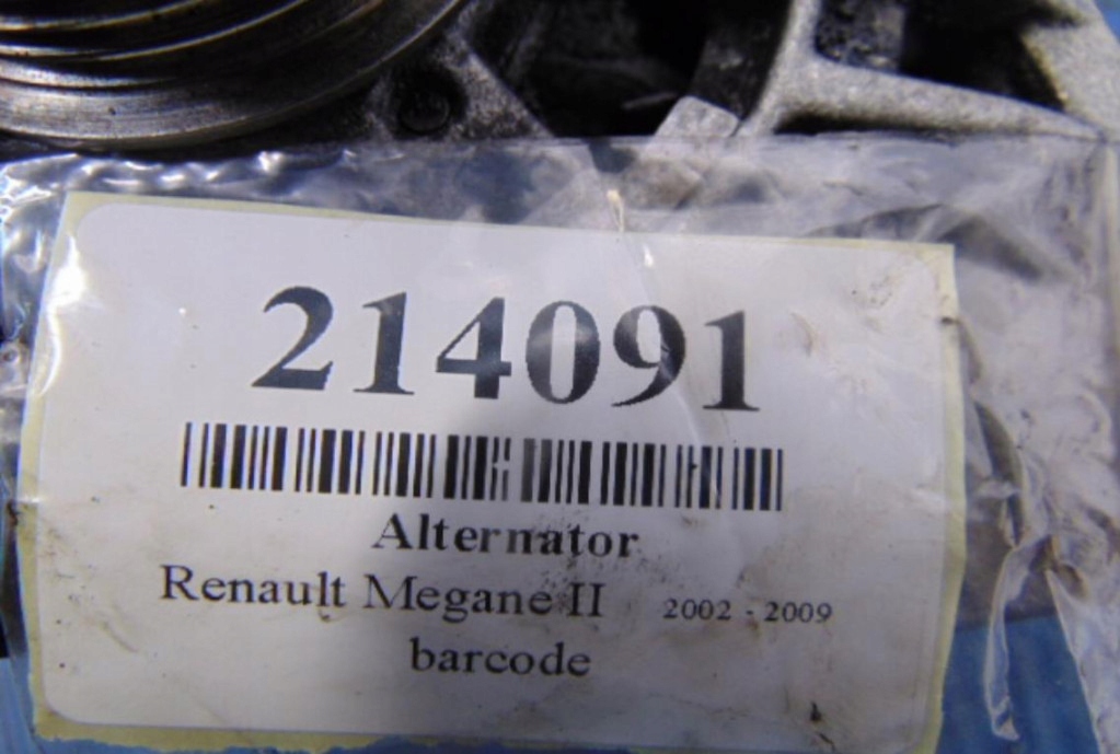 фото №7, Renault megane ii 1.9dci генератор 8200290217