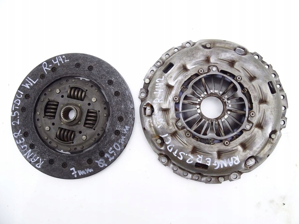 фото №1, Ford ranger iii mazda bt-50 06-11 2.5 tdci прижим диск 250mm 7mm