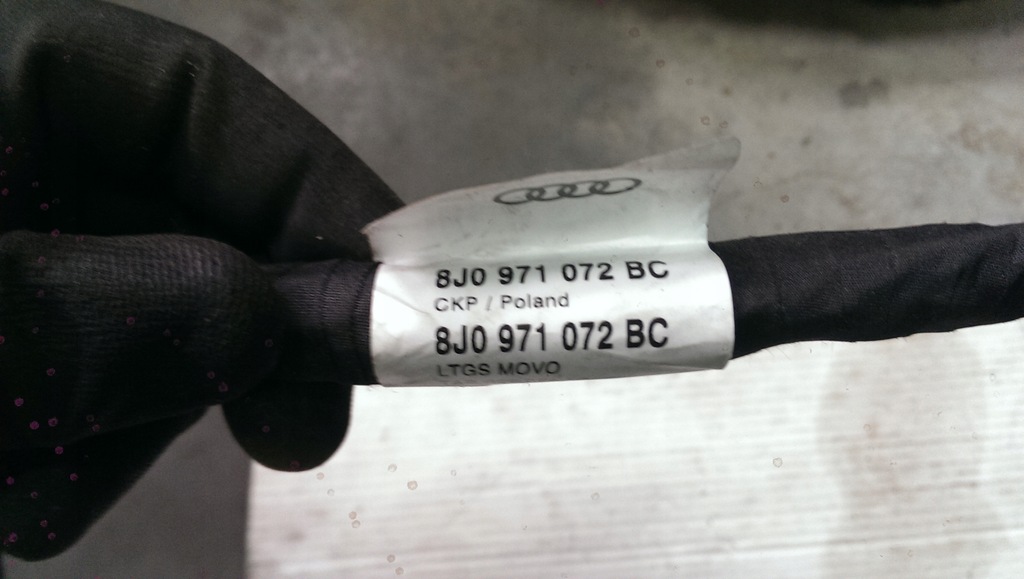 фото №9, Джгут трубопровід двигуна audi tt 8j0971072bc