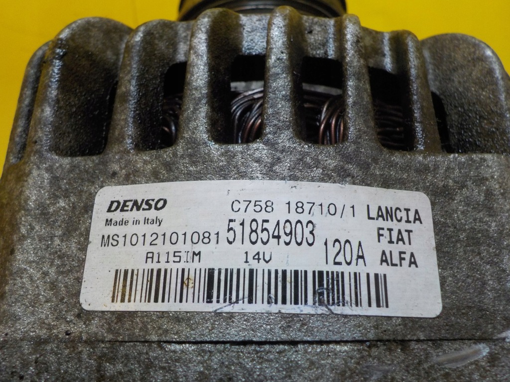 фото №5, Giulietta bravo mito doblo 1.4 t-jet 12r 120km 198a4000 генератор 51854903