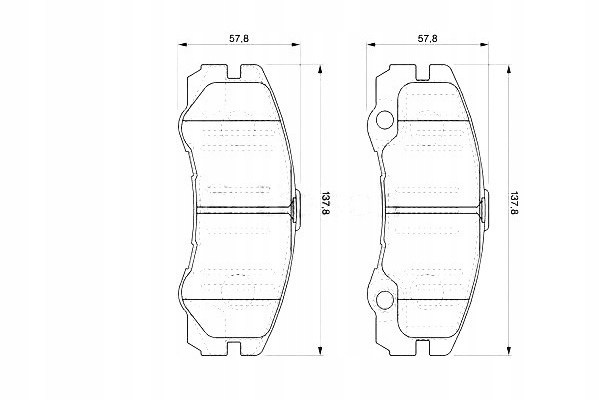 фото №1, Bosch гальмівні колодки ham. opel перед frontera 2,2-3,2 98-