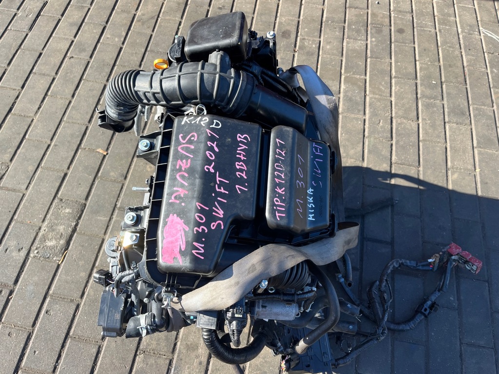 фото №9, Двигатель kompletny suzuki swift mk8 ignis iii 1.2 vvt hybrid k12d 15tys km
