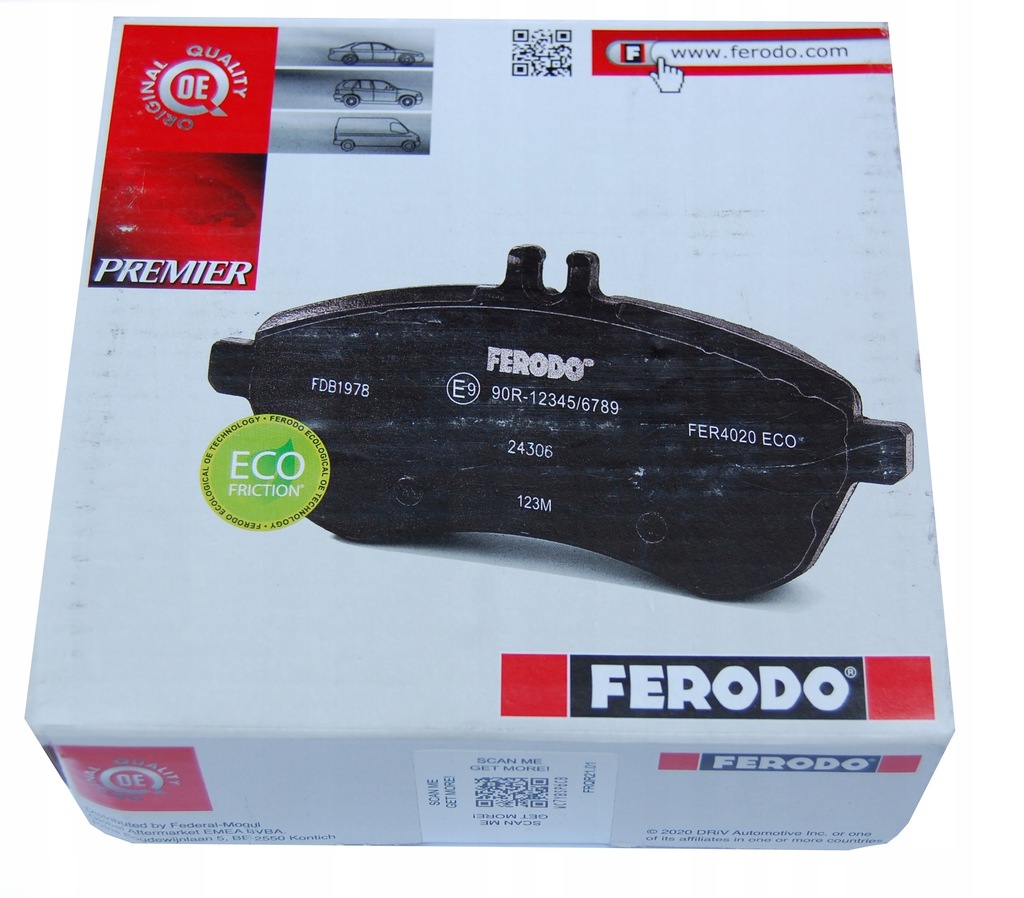 фото №13, Тормозная колодка тормозной kpl. ferodo fdb1323