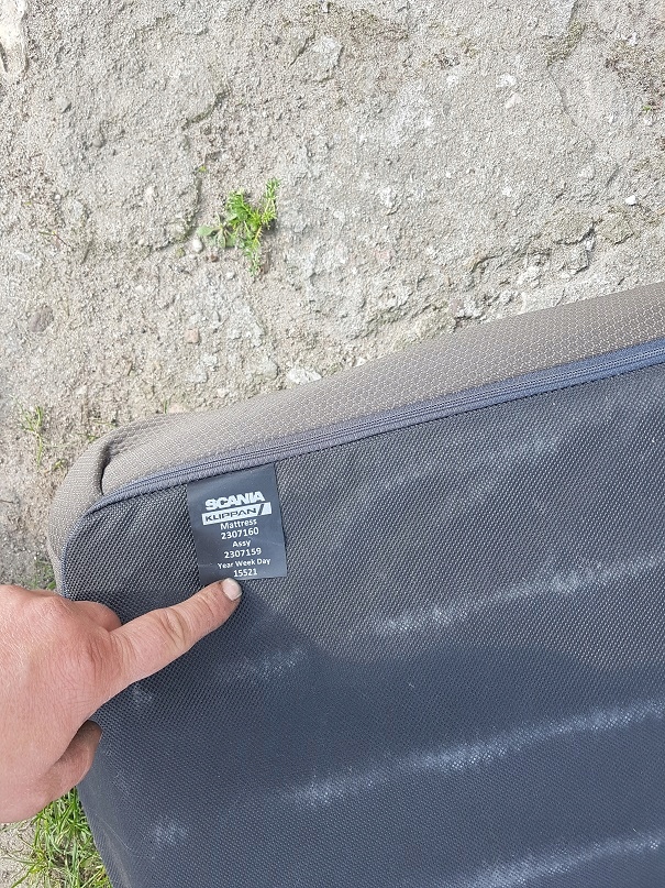 фото №3, Матрас кровать scania r