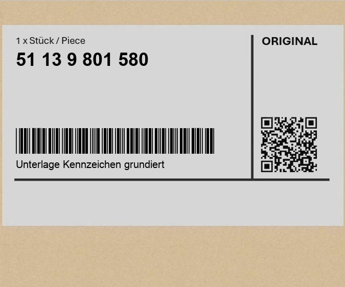 фото №1, Подкладка номерной. rejestr. gruntowana mini countryman r60 paceman r61