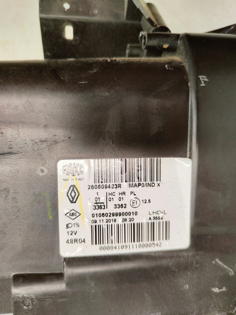 фото №5, Лампа фара лівий renault clio iv 12-