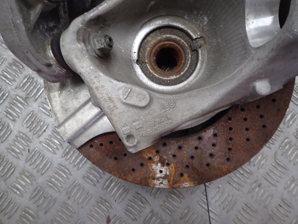 фото №8, Porsche 991 911 4s підвіска перед поворотний кулак важелі диск праве n169