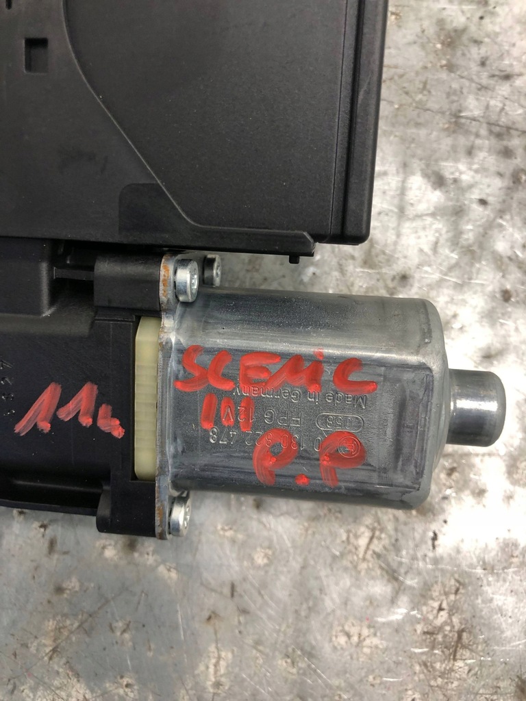 фото №5, Моторчик стекло правый перед renault scenic iii 807302741r