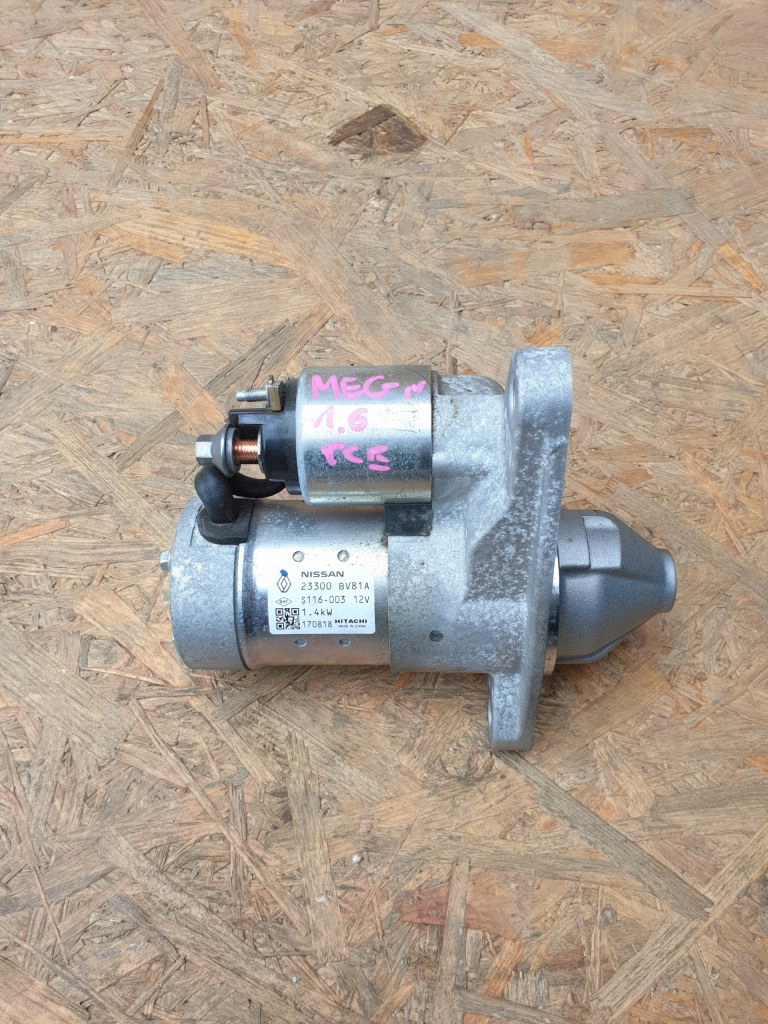 фото №1, Megane iv clio iv стартер 23300bv81a 1.6 tce