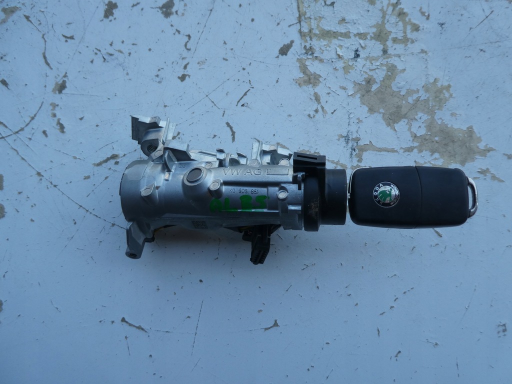 фото №1, Замок запалювання з ключ skoda 1k0905851