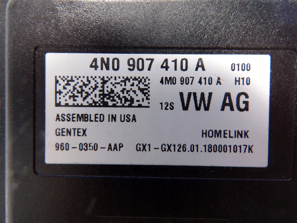 фото №13, Vw audi блок керування homelink home link 4n0907410a