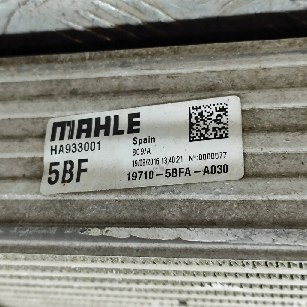 фото №7, Honda civic x 2018 радиатор воздуха наддувочный / интеркулер