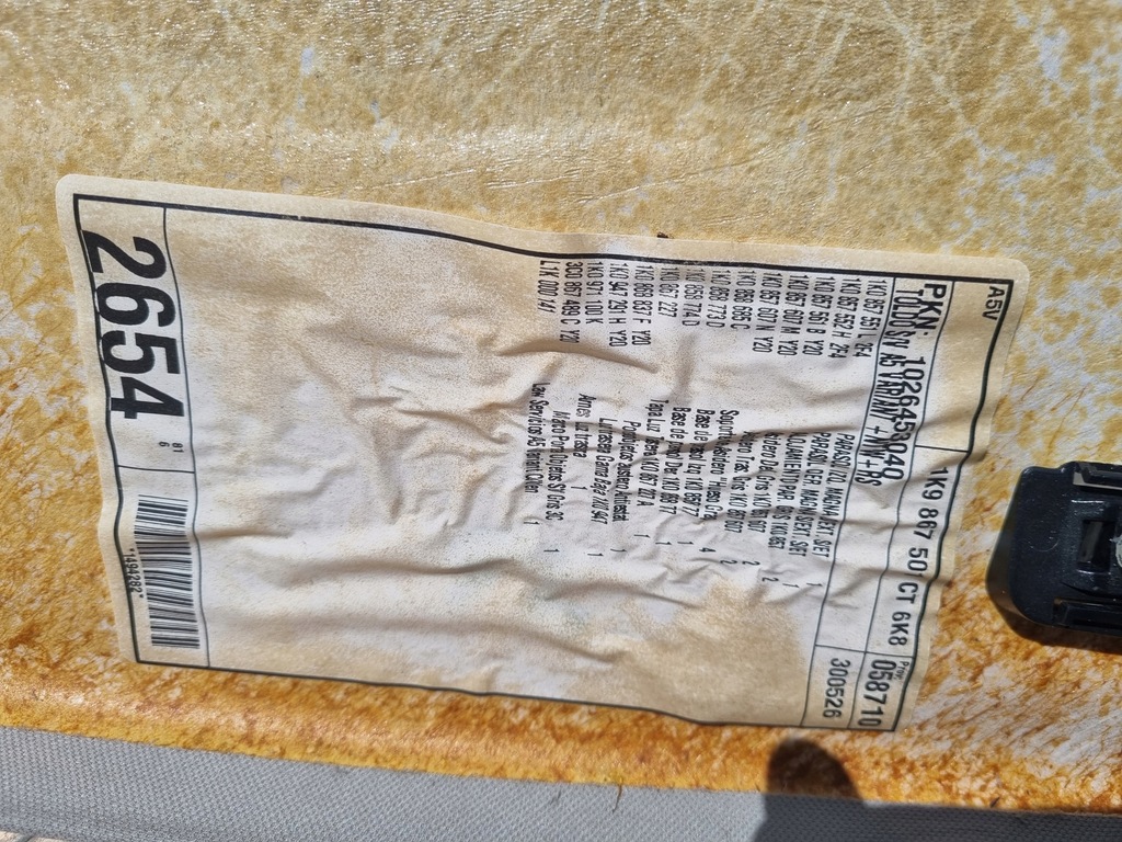 фото №7, Vw golf 6 vi kombi стеля 6k8