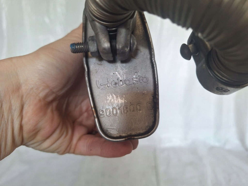 фото №5, Vw touran passat b6 b7 труба выхлопная гаситель отопления webasto 9001800d