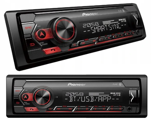 фото №2, Pioneer mocne радіо автомобільні bluetooth 4x50w