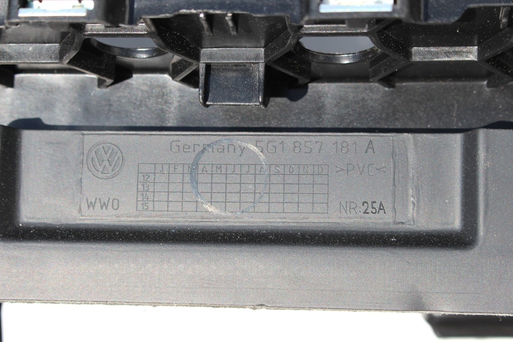 фото №9, Vw golf 7 5g панель  5g1857003 панель приладів приладова панель приладів pulpit колір: czar