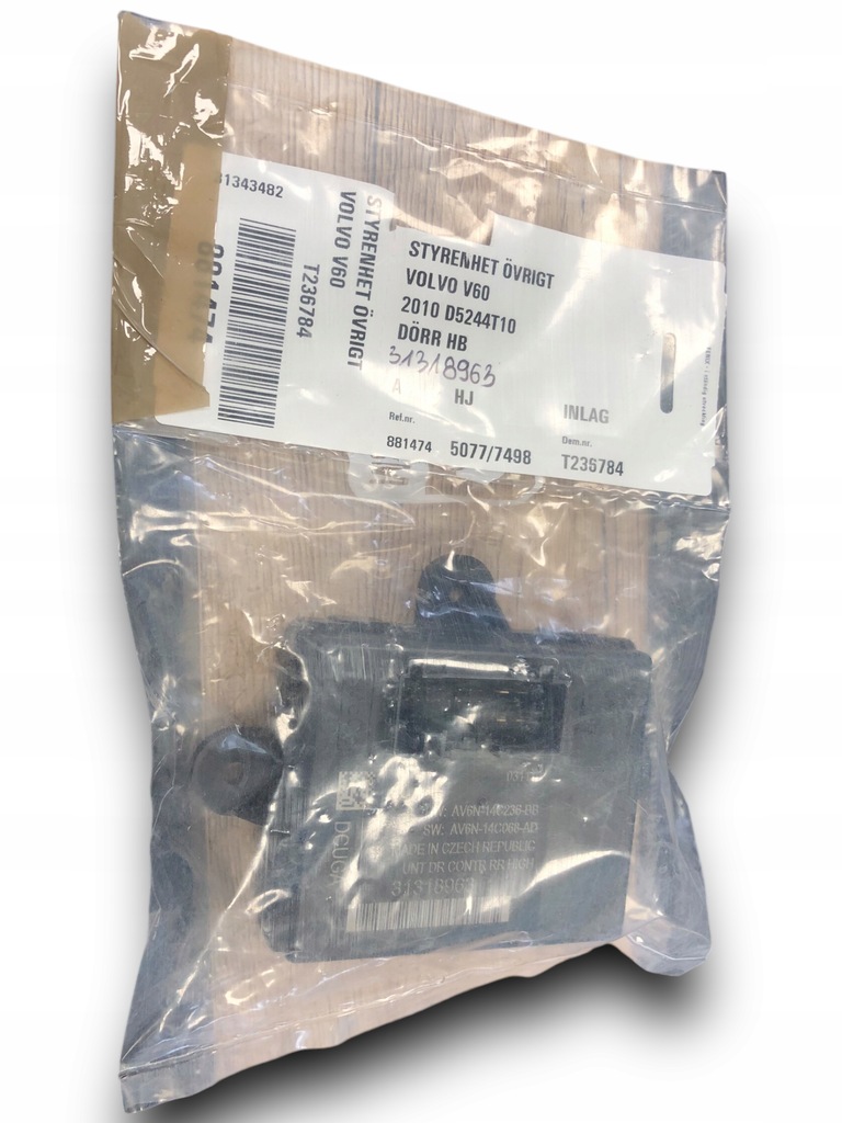 фото №1, Volvo v60 модуль дверь 31318963