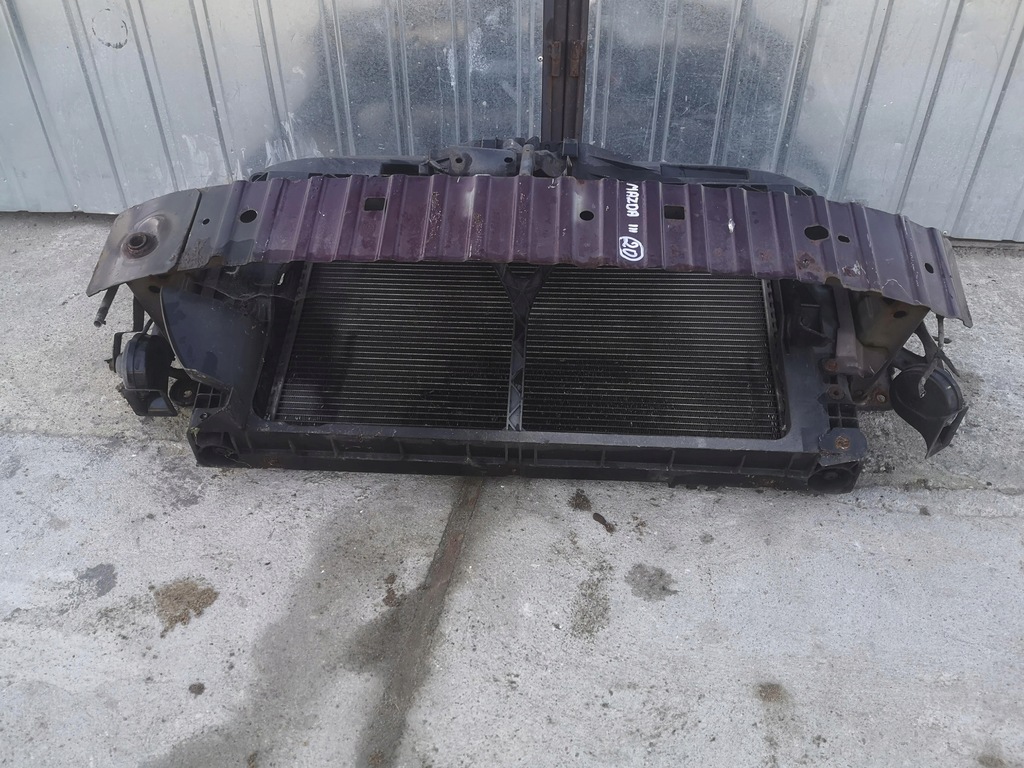 фото №9, Pas передний балка радиатор вентилятор mazda 3 bk lift 06-09 hb бензин