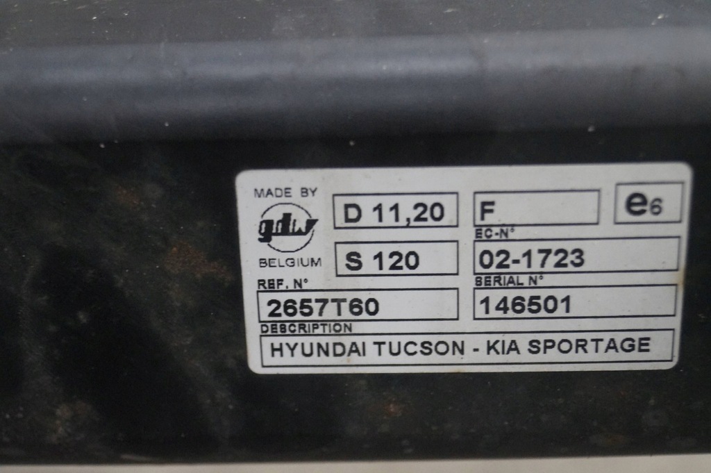 фото №11, Hak буксировочный gdw kompletny hyundai tucson iv nx4e 20-24r