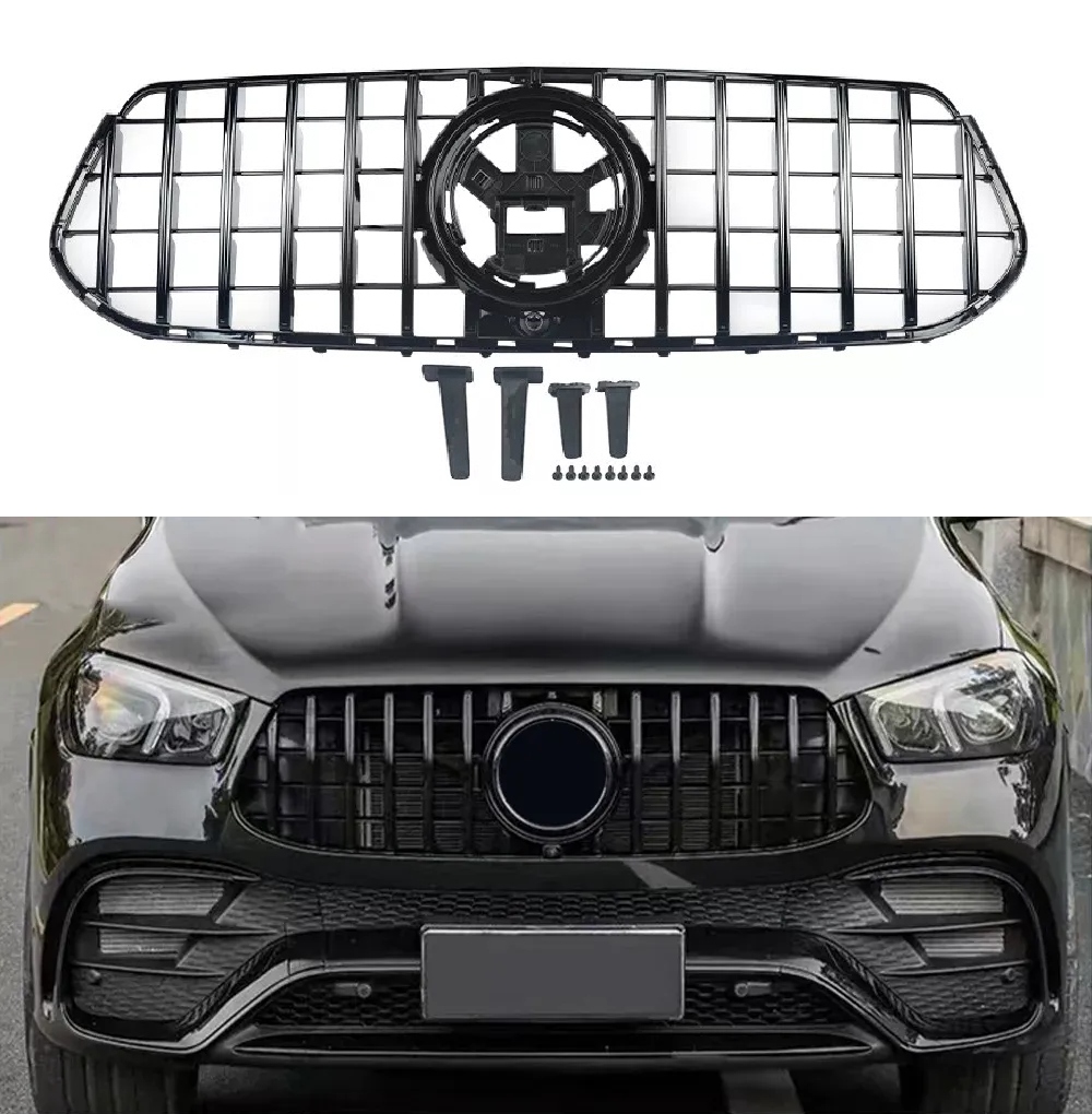 Купить Решётка радиатора решётка радиатора mercedes gle w167 v167 lift amg panamericana gt чёрный
