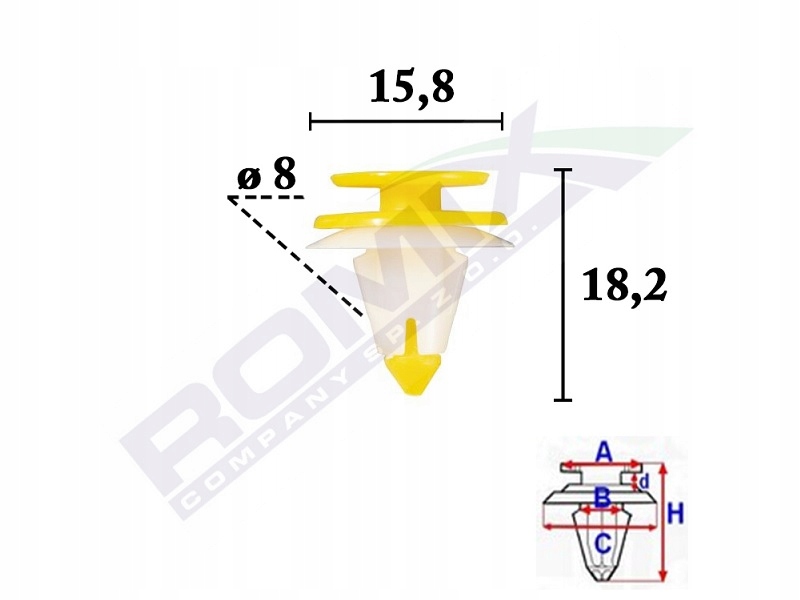 фото №1, Кліпса оббивочний nissan almera, micra