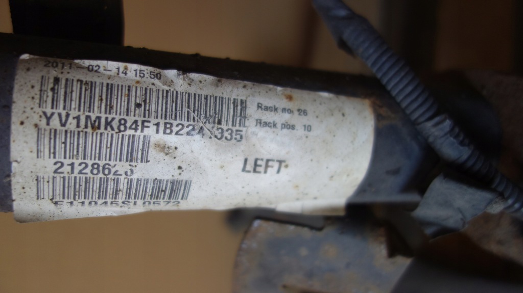 фото №6, Volvo c30 поворотный кулак левая перед