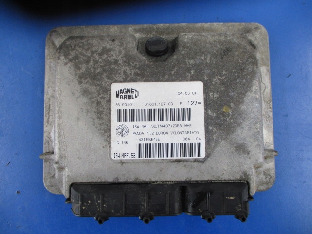 фото №1, Fiat panda ii 1.2 бортовой компьютер 55190101 iaw4af.s2