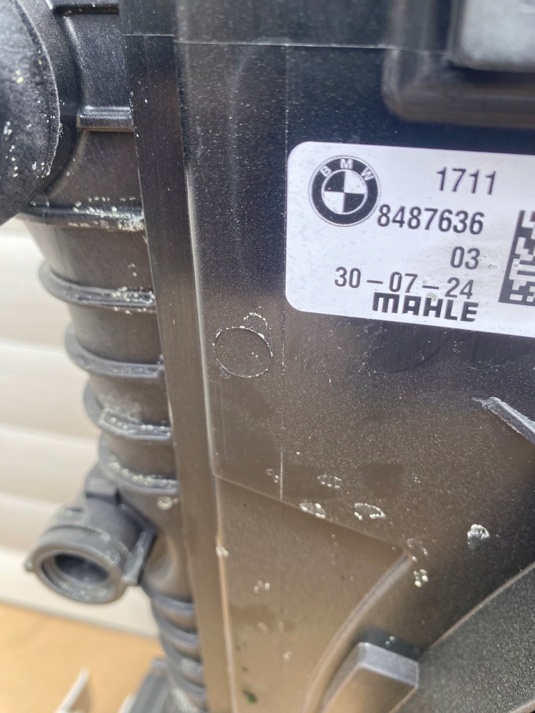 фото №16, Bmw x3 x4 g01 g02 lift pas передний усилитель балка радиатор 2.0i ideał