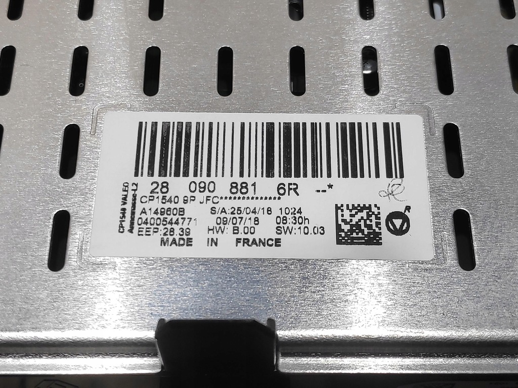 фото №9, Экран дисплей радио навигации lcd renault espace v 280908816r