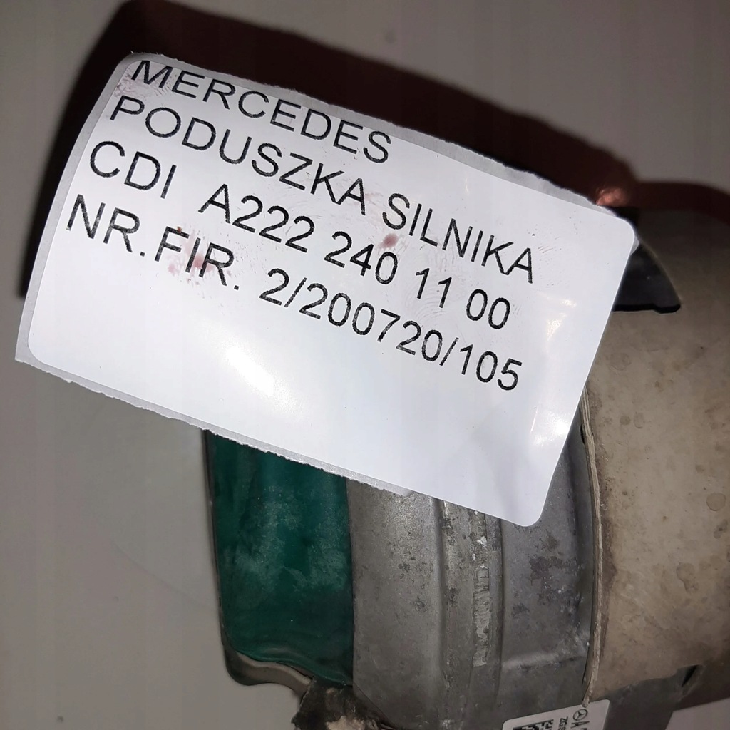 фото №7, Mercedes-benz s w222 подушка кронштейн двигуна з датчиком 4matic