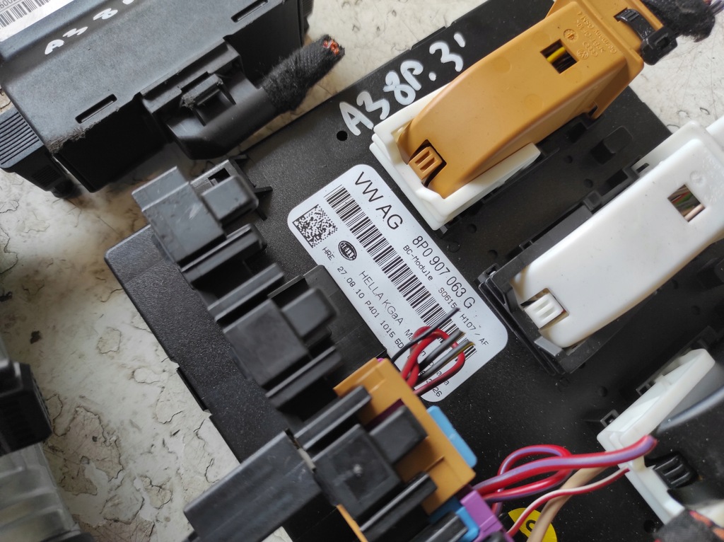 фото №5, Audi a3 8p lift 08- 1.2tfsi набір стартовий блок керування 03f906070g