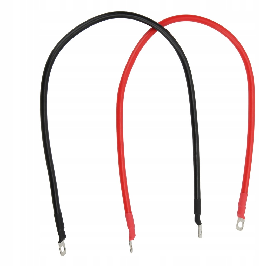 фото №16, 2 szt. кабель інвертора акумулятор червоний чорний індикатор 8awg 16