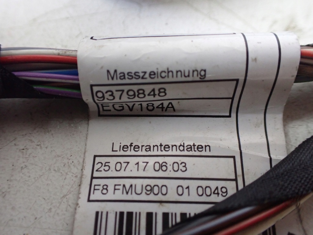 фото №9, Джгут кабелі двері правий задня bmw f26 x4 9379848