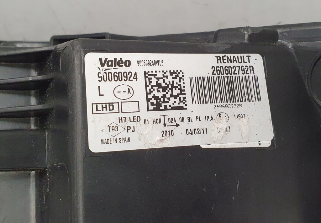 Renault megane iv 4 фара перед левая led оригинал европа в Украине