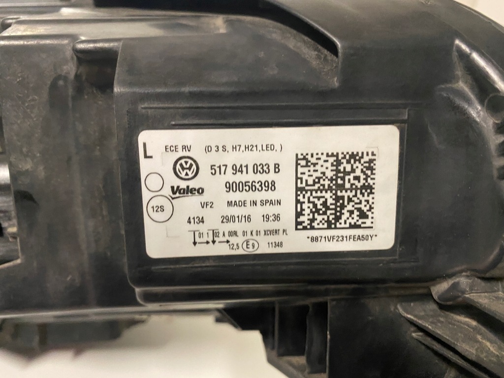 фото №5, Vw golf sportsvan 517941033b лампа bi ксенон led