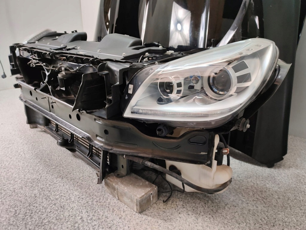 фото №10, Mercedes slk w172 бампер капот радіатор pas лампи крила балка перед