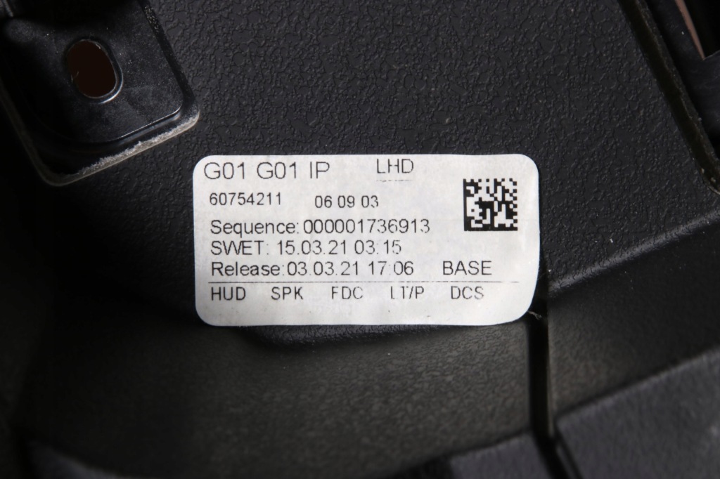 фото №10, Bmw x3 g01 lci x4 g02 lci оригінальна панель приладів приладова консоль czarna hud