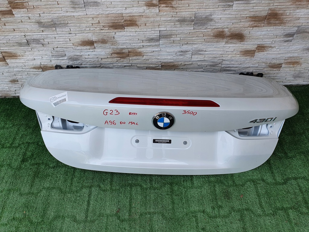 фото №1, Кришка багажника задня bmw 4 g23 колір a96