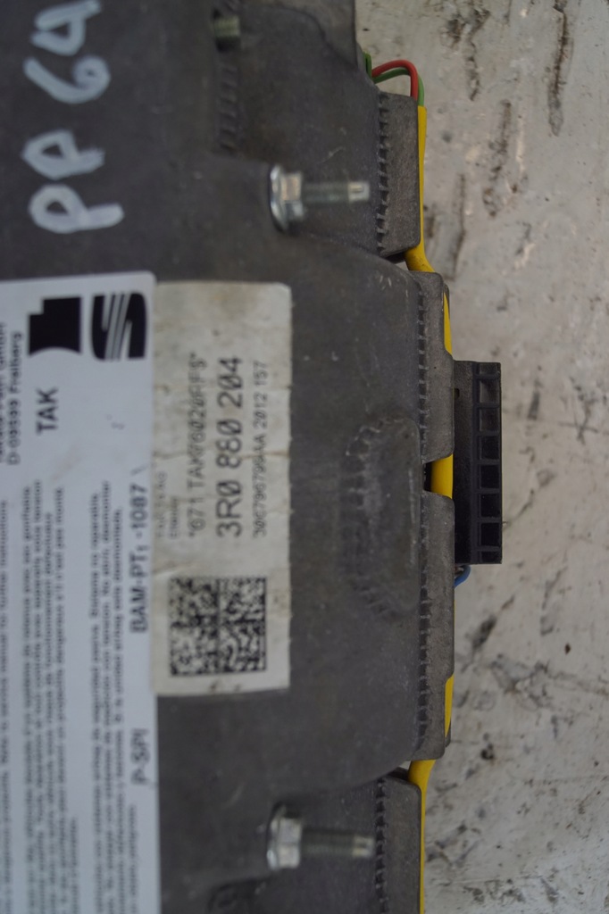 фото №8, Подушка безопасности пассажира seat exeo 3r0880204