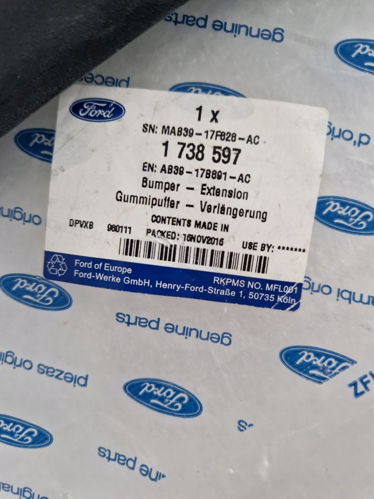 фото №4, Защита бампера задняя накладка ford ranger 12-