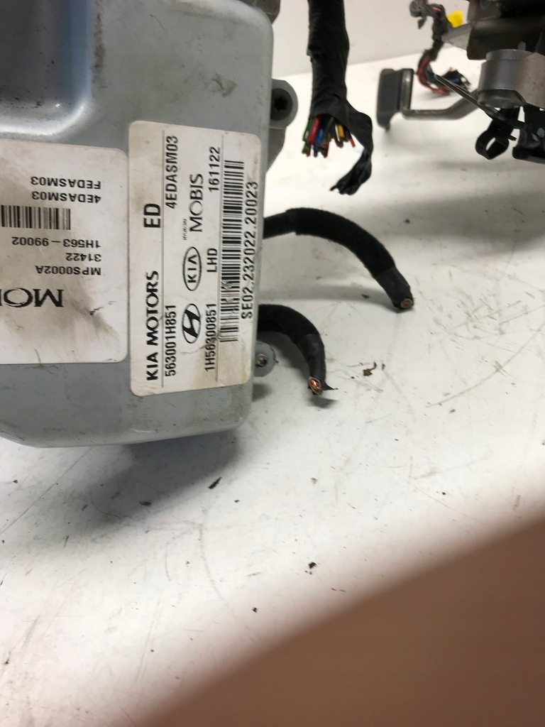 фото №8, Kia ceed i lift 09-12 колонка усилитель электрический 563001h860