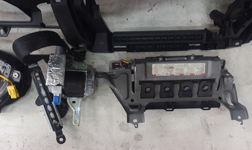 фото №9, Mitsubishi lancer x приборная панель приборная консоль подушка безопасности ремни