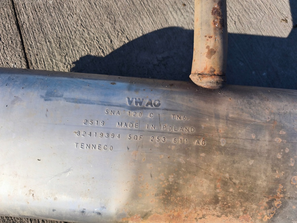 фото №10, Гаситель выхлоп audi a3 8v volkswagen seat skoda 5qf253611ag 5qf253211t