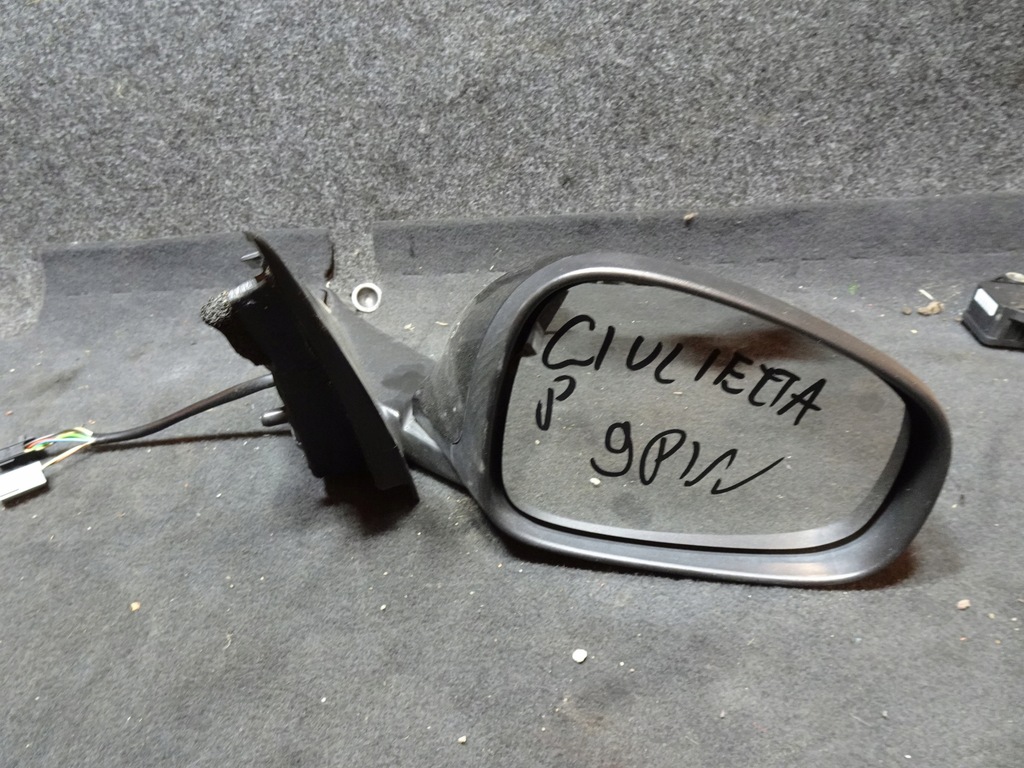 фото №1, Alfa romeo giulietta fl дзеркало праве 9pin 601/b