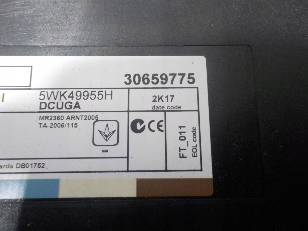 фото №6, Volvo v40 2012r 1.6d модуль комфорту 5wk49955h