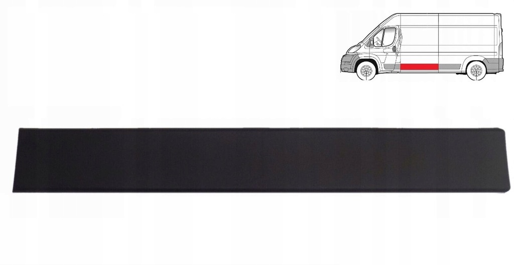 фото №1, Citroen jumper молдинг бічна довга ліва 8546.t8