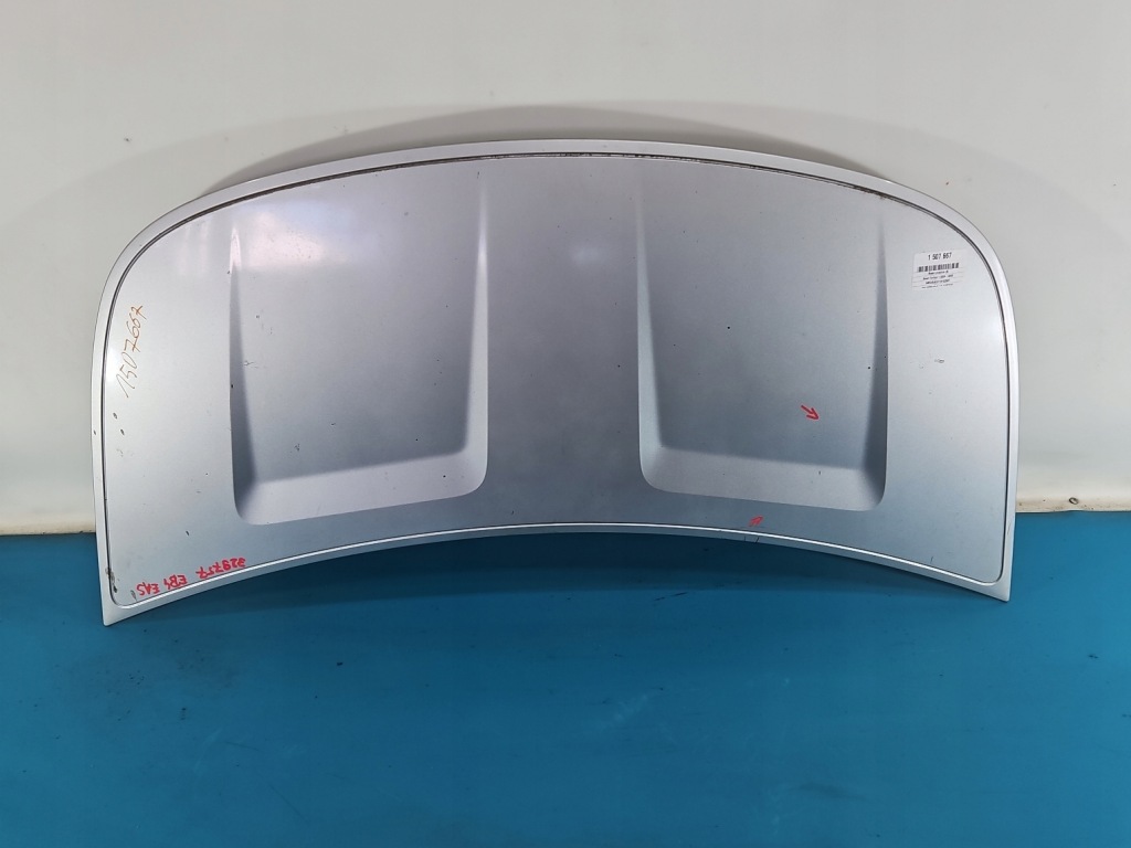 фото №1, Капот передня кришка двигуна smart forfour i 04-06 сріблястий eb4 eas