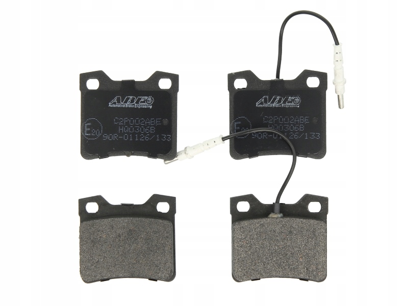 фото №1, Abe c2p002abe набір гальмівних колодок гальмівних, гальма дискові