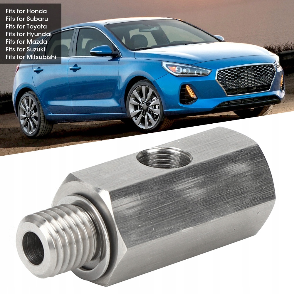 фото №7, M12x1,5 1/8 npt turbo датчик тиску оливи адаптер trójnikowy аксесуари