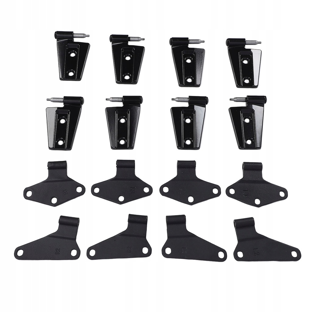 фото №10, 16pcs 4 -дверные набор петля петля с болтами 55395392ae black rj